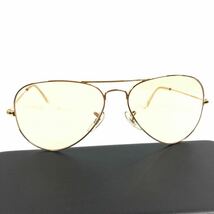 【レイバン】基準内 Ray-Ban サングラス アビエーター RB 3025 ゴールド色系×ブラウン色系 メンズ レディース イタリア製 送料520円_画像9