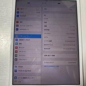IC246 iPad mini Wi-Fi ホワイト 16GB ジャンク ロックOFFの画像3