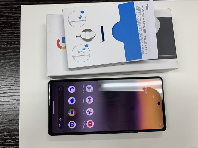 ほぼ未使用品】Google pixel 6a SIMフリー 128GB 白 ホワイト スマホ