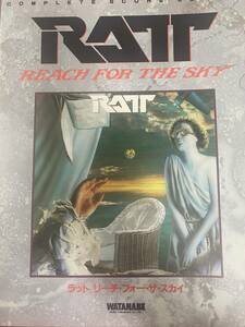 RATT「REACH FOR THE SKY」バンド・スコア1988年初版新品貴重品Ｔ