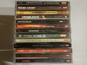 Trivium 6枚 Nickelback 7枚 (全て輸入盤) / トリヴィアム　ニッケルバック　検索)　まとめ売り　送料込み割安　メタルセット