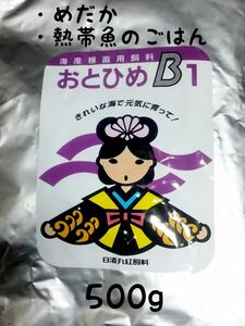 〇めだかのごはん おとひめB1 500g グッピー 熱帯魚リパック品