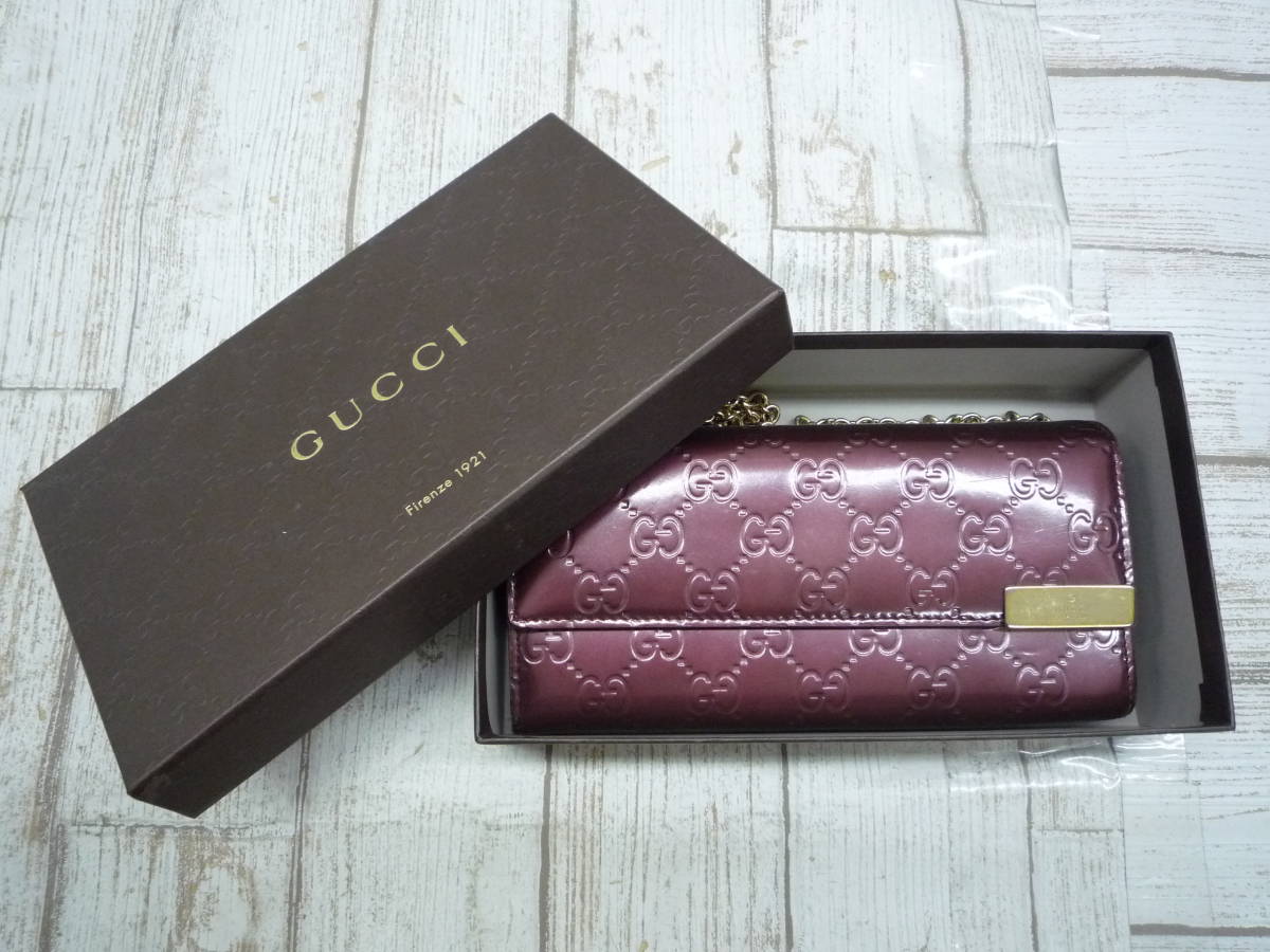 2023年最新】Yahoo!オークション -gucci 財布 エナメルの中古品・新品