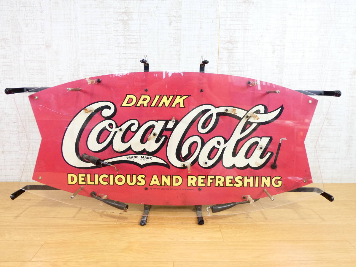 USA/1950´s/12 Coca-Cola/アンティーク/コカコーラ看板/レトロ。-