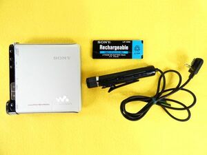 SONY ソニー MZ-RH1 ポータブルMDレコーダー 音響機器 オーディオ ※ジャンク扱い/録再OK！ @60 (9-6)