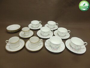 【NA-2804】Noritake ノリタケ デミタス NARUMI ナルミ カップ&ソーサー セット まとめ ヴィンテージ 現状品【千円市場】