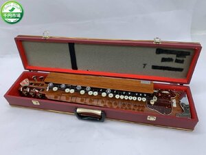 [YG-0170] koto .. satsuki Taisho koto traditional Japanese musical instrument hard case attaching traditional art present condition goods [ thousand jpy market ]