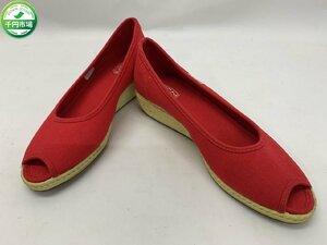 [Y-8881] beautiful goods KEEN open tu sandals red group red series 24cm casual [ thousand jpy market ]