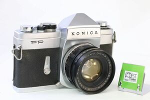 【同梱歓迎】実用■コニカ KONICA FP + KONISHIRIOKU HEXANON 52mm F1.8■シャッター全速完動■EE707