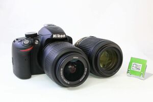 【動作保証・点検済】良品■ニコン NIKON D3200 ダブルズーム■ショット数わずか5935回■バッテリー付き・チャージャーなし■EE1133