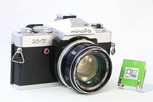 【同梱歓迎】【動作保証・点検済】良品■ミノルタ MINOLTA X-7 + MC ROKKOR-PF 55mm F1.7■露出計・オート完動・プリズム腐食なし■EE1134