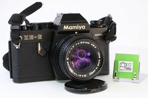 【同梱歓迎】実用■マミヤ MAMIYA ZE-2 + MAMIYA SEKOR-E 50mm F1.7■シャッター全速・露出計完動■AK670