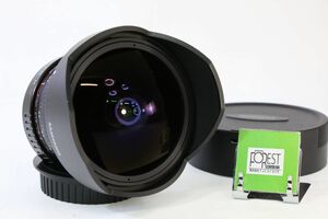 【同梱歓迎】【動作保証・点検済】 極上品■SAMYANG 8mm F3.5 UMC FISH-EYE CSII キヤノンEFマウント■AN473