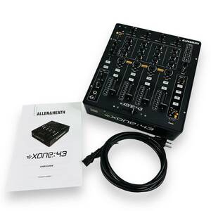 【極美品】ALLEN&HEATH アレン&ヒース XONE:43 プリアンプ ミキサー 4chアナログミキサー DJミキサーオーディオ機器