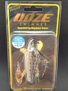 メガバス UOZEスイマー 1/2oz #4/0 ハス ブレード スイムジグ トロ巻き スコーン itoENGINEERING デカバス 巻き 春 スポーニング