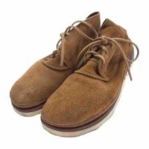 VISVIM ビズビム GRIS MOC MID-FOLK スエード チャッカ ブーツ ライトブラウン系 US10【中古】_画像1