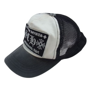 CHROME HEARTS クロムハーツ（原本無） TRUCKER CAP CHパッチ トラッカー キャップ ブラック系【中古】