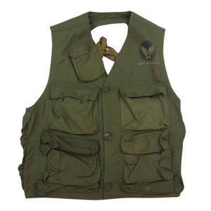 アメリカ空軍 U.S.AIR FORCE 後期型 TYPE C‐1 VEST EMERGENCY SUSTENANCE ミリタリー ベスト カーキ系【中古】