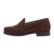 nonnative ノンネイティブ clerk loafer cow suede スエード ローファー シューズ ブラウン系 41【中古】_画像2