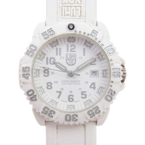 LUMINOX ルミノックス NAVY SEAL 3500 SERIES Ref.3507 Whiteout ホワイトアウト リストウォッチ 腕時計 ホワイト系【中古】の画像1