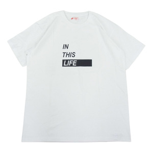 ティーアールフォーサスペンション tr.4 suspension プリント Tシャツ IN THIS LIFE ホワイト系 L【中古】