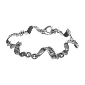 RAT RACE ラットレース RMBT-1H Flutter Ribbon Bracelet HATE フラッターリボン ブレスレット ヘイト シルバー系【中古】