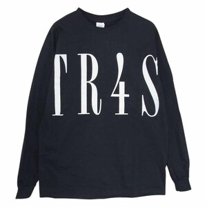 ティーアールフォーサスペンション tr.4 suspension プリント 長袖 Tシャツ TR4S 黒系 ブラック系 M【中古】