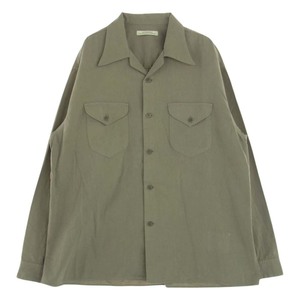 オールドジョー OLD JOE 221OJ-SH04 SWALLOW COLLAR PATINA SPORTS SHIRTS スワローカラー シャツ ベージュ系【中古】