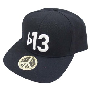 フラットサーティーン flat thirteen tokyo ♭13 BB CAP アクリル ウール 帽子 キャップ ブラック系【中古】