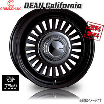 CRIMSON DEAN カリフォルニア マットブラック 16インチ 5H150 6.5J+25 4本 110.3 業販4本購入で送料無料_画像1