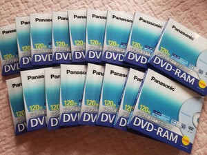 即決　Panasonic パナソニック DVD-RAMディスク 4.7GB(片面120分) 17枚 LM-AF120LC 繰り返し録画
