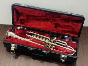 【K】YAMAHA トランペット YTR1310 ヤマハ 管楽器 吹奏楽 ハードケース マウスピース 付属品付き　1025-01(10)