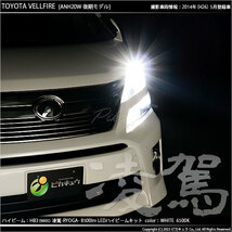 トヨタ ヴェルファイア (20系 後期) 対応 HB3 LED ハイビームランプキット 凌駕L8500 ledバルブ 8500lm ホワイト 9005 34-B-1_画像10