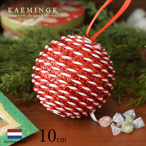  Christmas tree decoration attaching ornament ball KAEMINGK retro Bubble ball ( large ) decoration ball red 10cm 1 piece insertion [457790]