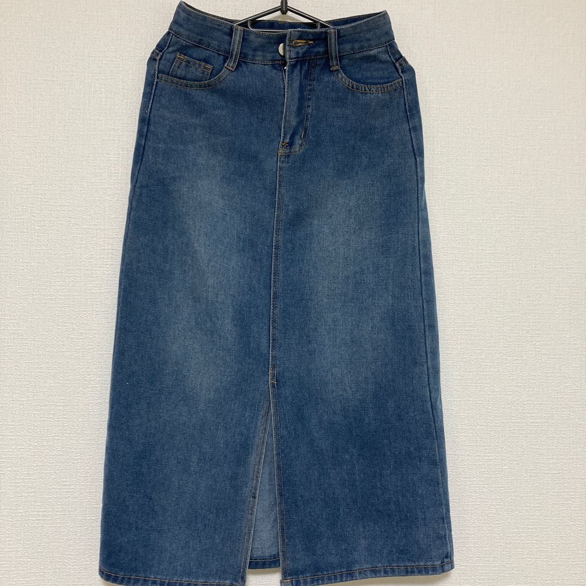 極美品 SLOBE IENA LE DENIM サイドフレアロングデニムスカート