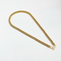 喜平ネックレス 8mm ダブル 太い 金ネックレス 18k gp メンズ レディース 376_画像1