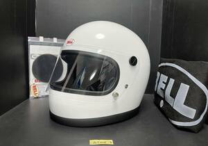 ★ BELL STAR2 STARⅡ スターⅡ レトロ 復刻 ヘルメット ソリッドホワイト XLサイズ 61-62 ベル アクティブ (A51008-9) 