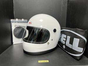 BELL STAR2 STARⅡ スターⅡ レトロ 復刻 ヘルメット ソリッドホワイト Mサイズ 57-58 ベル アクティブ (A51008-2)