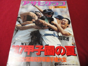 アサヒグラフ第69回全国高校野球選手権大会（昭和62年）　PL学園×常総学院