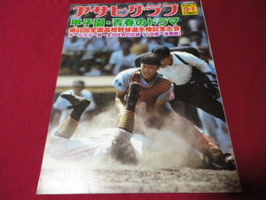 アサヒグラフ第60回全国高校野球選手権大会（昭和53年）　PL学園×高知商