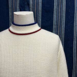 ミントコンディション 60s 70s jantzen gold medal collection long sleeve neck knit 60年代 70年代 アメリカ製 アクリルニット