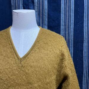 60s 417 van heusen v neck mohair knit 60年代 ロードジェフ モヘア アメリカ製 プレッピー トラッド アイビー ニット セーター