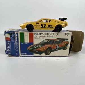 トミカ　F64-1-3　青箱　デトマソ　パンテーラ　レーシング　DE TOMASO PANTERA RACING G-46 019