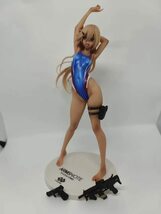 えっちフィギュア 1/7 ARMS NOTE 水泳部の後輩ちゃん 水着Ver.露出巨乳ブラウンスキンホットガールアニメキャラクター像 29cm_画像5