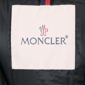 モンクレール GEBROULAZ GIUBBOTTO レザー ダウンジャケット 1A001 01 50118 メンズ ブラック MONCLER 中古 【アパレル・小物】の画像6