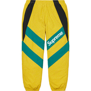 新品 20SS Supreme Paneled Track Pant Sサイズ パネル トラック パンツ Light Gold ゴールド