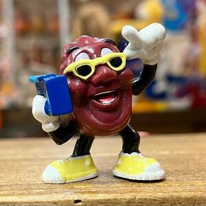 カリフォルニアレーズン PVC フィギュア ラジカセ アメキャラ 企業物 アドバタイジング キャラクター レーズン トイ California Raisins 