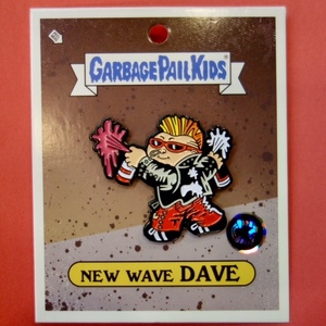 ガーベッジ・ペイル・キッズ　New Wave Dave ピンズ GARBAGE PAIL KIDS ピンバッジ ピンバッチ pins アメリカ キャラクター 雑貨 punk