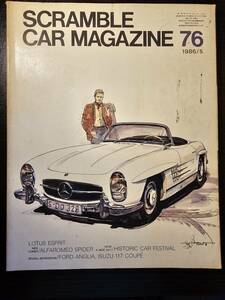 SCRAMBLE CAR MAGAZINE スクランブル・カー・マガジン 76号 1986年5月 ロータス エスプリ / 企画室ネコ