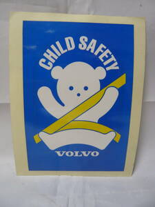 CHILD SAFETY ステッカー 未使用　VOLVO 